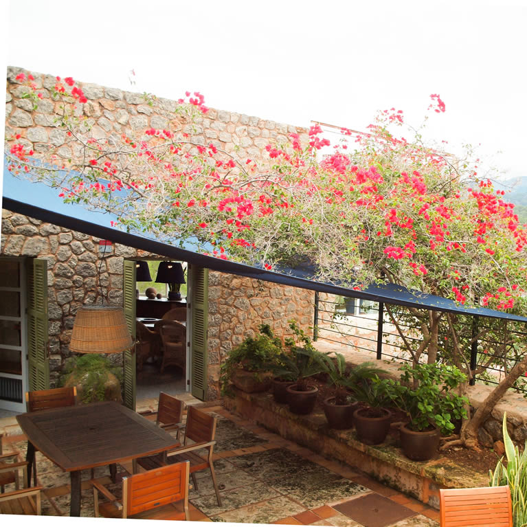 Mountain view terrace